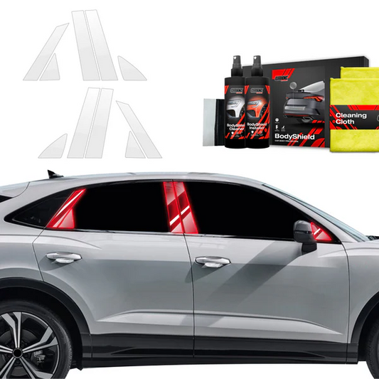 Audi Q3 paint protection film installation kit with TPU film and cleaning cloth for scratch resistance.