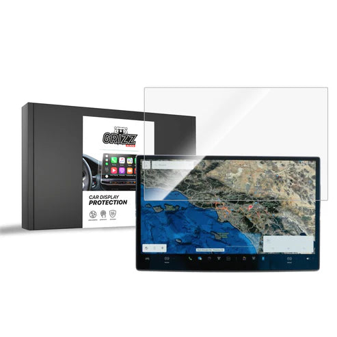 Screen Protector for Tesla Model S Plaid (2021-2025) navigation film that ensures a crystal-clear view while being scratch-resistant, ideal for preserving your display with this tesla screen protector.
