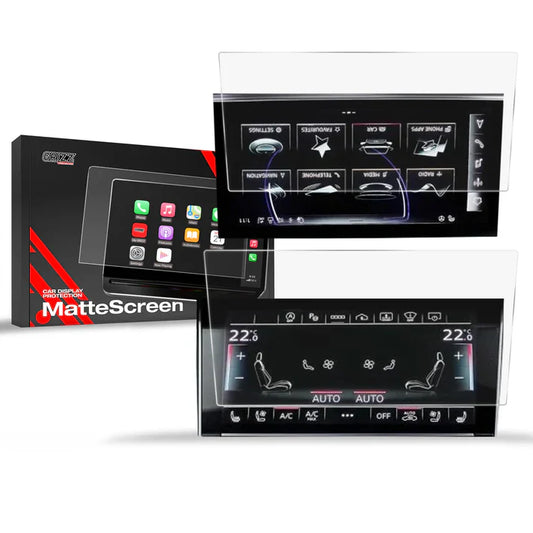 Grizz 2in1 Navigation Screen Protector for Audi A8 D5 (2017-2021) Anti-Fingerprint, Matt - carcar.care #1 car screen protectors in the America