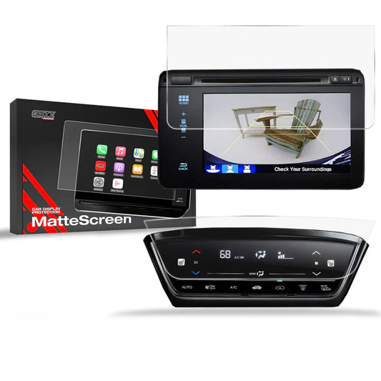Grizz 2in1 Navigation Screen Protector for Honda HR-V 2 (2015-2018) Anti-Fingerprint, Matt - carcar.care #1 car screen protectors in the America