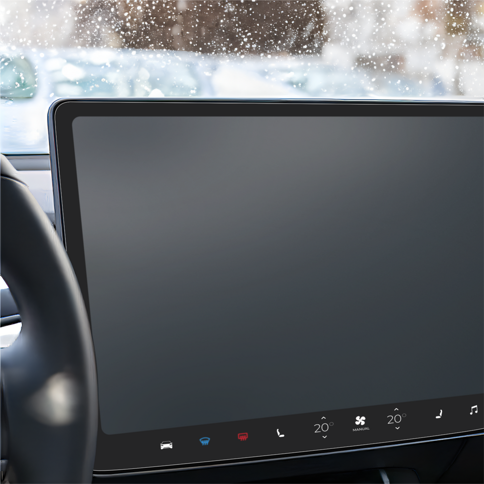 GRIZZ Screen Protector for Tesla Model Y (2020-2024) Installation Template Matt Screen Protector Anti-Fingerprint Scratch-Resistant - carcar.care #1 car screen protectors in the America