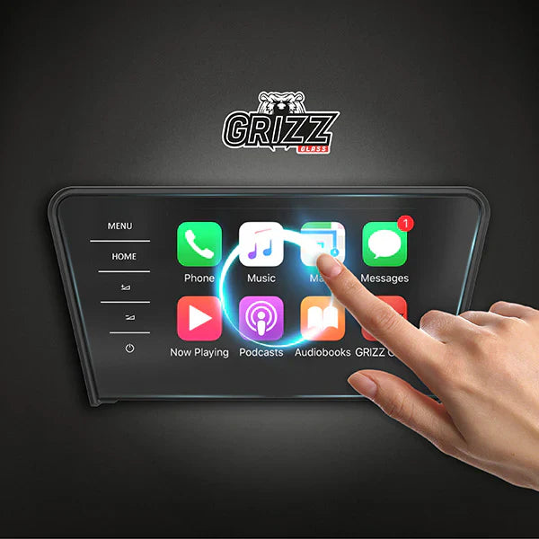 Grizz Navigation Screen Protector for Tesla Model S Plaid (2021-2024) Anti-Fingerprint, Matte - carcar.care #1 car screen protectors in the America