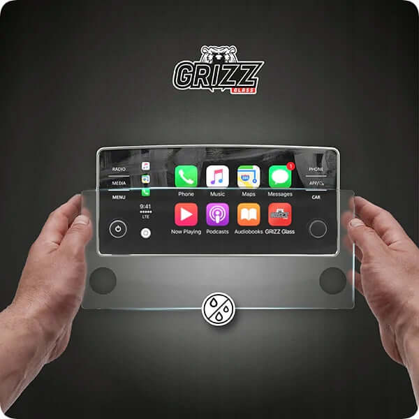 Grizz Navigation Screen Protector for Audi A6 C8 Anti-Fingerprint, Matt - carcar.care #1 car screen protectors in the America