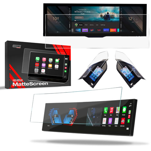 Grizz 4in1 Navigation Screen Protector for BMW 7 G70 (2023-2024) Anti-Fingerprint, Matt - carcar.care #1 car screen protectors in the America