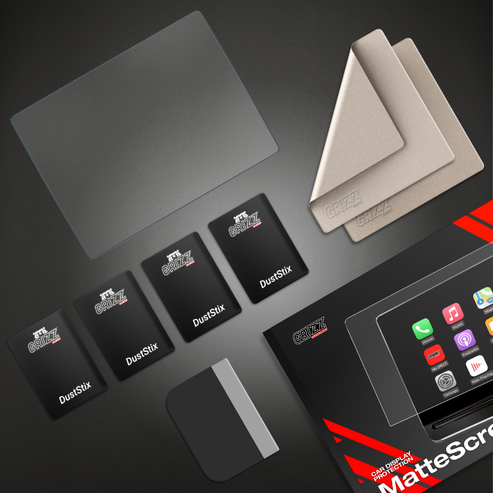 Grizz Navigation Screen Protector for BMW 4 Coupe G22 (2023-2024) Anti-Fingerprint, Matt - carcar.care #1 car screen protectors in the America