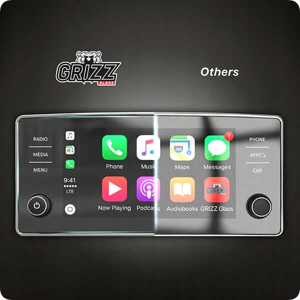 Grizz Navigation Screen Protector for BMW X6M F96 Live Cockpit Sensor 12.3" (2019-2023) Anti-Fingerprint, Matt - carcar.care #1 car screen protectors in the America