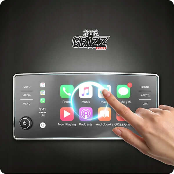 Grizz Navigation Screen Protector for BMW X6M F96 Live Cockpit Sensor 12.3" (2019-2023) Anti-Fingerprint, Matt - carcar.care #1 car screen protectors in the America