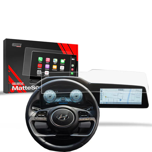 Grizz Navigation Screen Protector for Hyundai Elantra 10.25" (2020-2024) Anti-Fingerprint, Matte - carcar.care #1 car screen protectors in the America