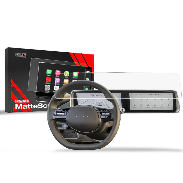 Grizz Navigation Screen Protector for Hyundai Ioniq 6 (2022-2024) Anti-Fingerprint, Matt - carcar.care #1 car screen protectors in the America