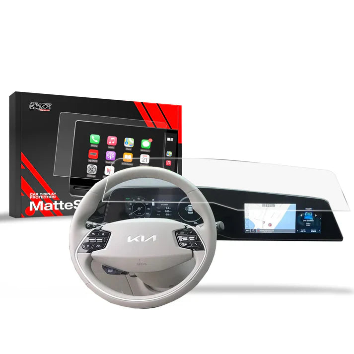 Grizz Navigation Screen Protector for Kia Niro 2 (2022-2024) Anti-Fingerprint, Matt - carcar.care #1 car screen protectors in the America