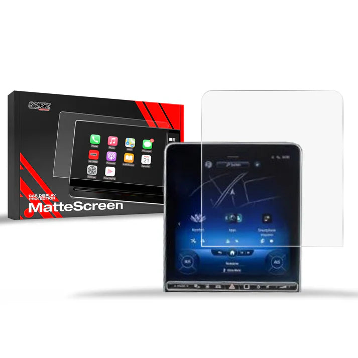 Grizz Navigation Screen Protector for Mercedes GLC X254 (2022-2024) Anti-Fingerprint, Matt - carcar.care #1 car screen protectors in the America