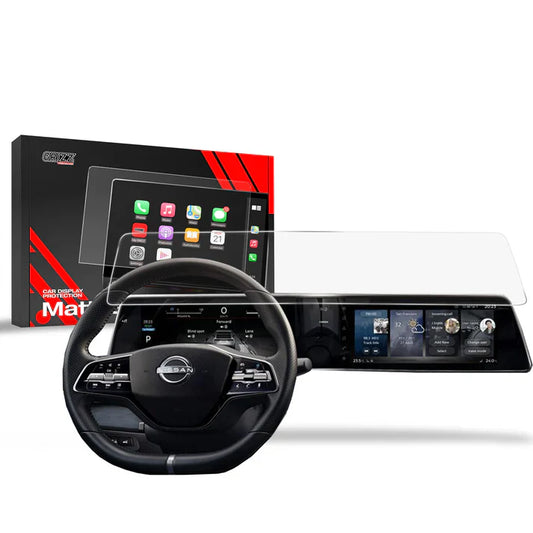 Grizz Navigation Screen Protector for Nissan Ariya 12.3" (2024) Anti-Fingerprint, Matte - carcar.care #1 car screen protectors in the America