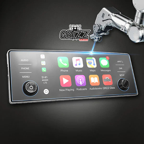 Grizz Navigation Screen Protector for Tesla Model S Plaid (2021-2024) Anti-Fingerprint, Matte - carcar.care #1 car screen protectors in the America