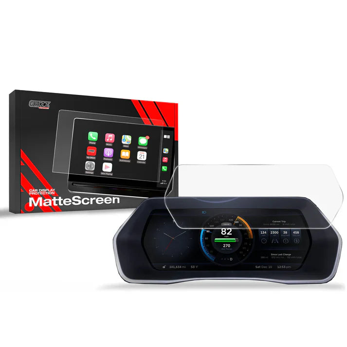 Grizz Navigation Screen Protector for Tesla Model X 12.3"(2016-2021) Anti-Fingerprint, Matte - carcar.care #1 car screen protectors in the America