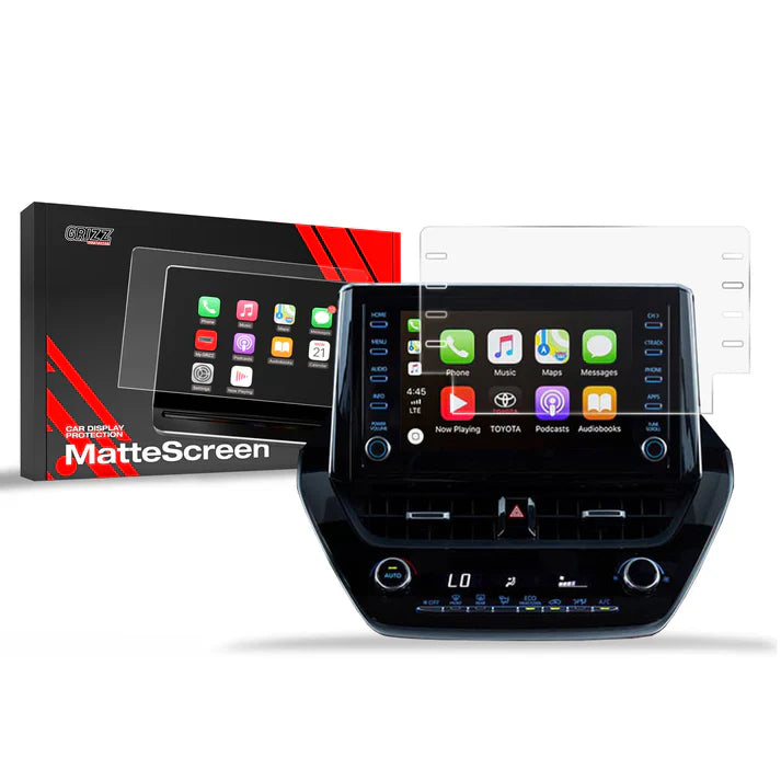 Grizz Navigation Screen Protector for Toyota Corolla Cross (2018-2024) Anti-Fingerprint, Matt - carcar.care #1 car screen protectors in the America