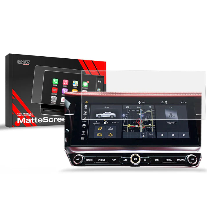 Grizz Screen Protector for Bentley Continental GT (2018-2024) Anti-Fingerprint, Matt - carcar.care #1 car screen protectors in the America