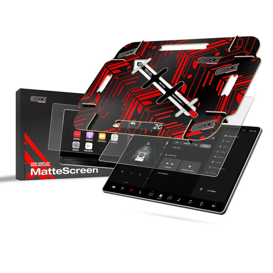 GRIZZ Screen Protector for Tesla Model 3 Highland (2023-2024) Installation Template Matt Screen Protector Anti-Fingerprint Scratch-Resistant - carcar.care #1 car screen protectors in the America