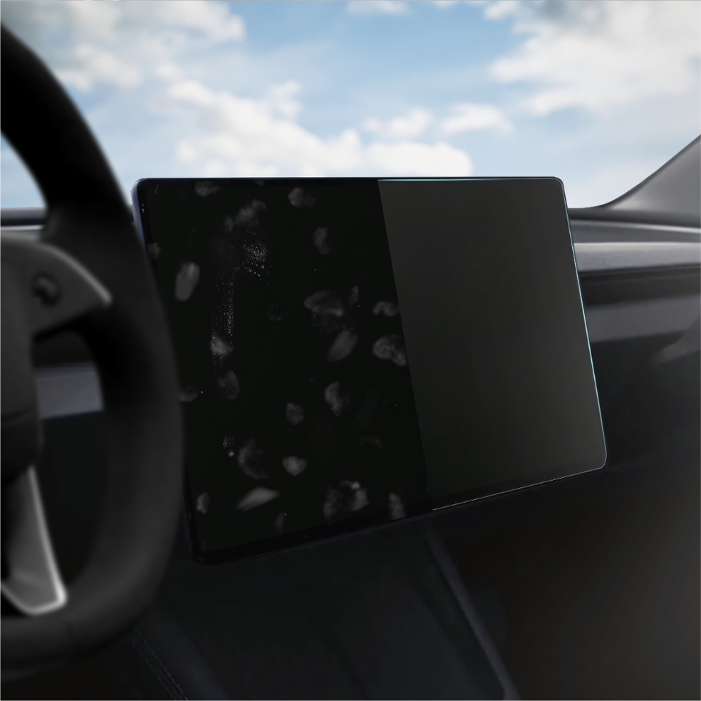 GRIZZ Screen Protector for Tesla Model Y (2020-2024) Installation Template Matt Screen Protector Anti-Fingerprint Scratch-Resistant - carcar.care #1 car screen protectors in the America