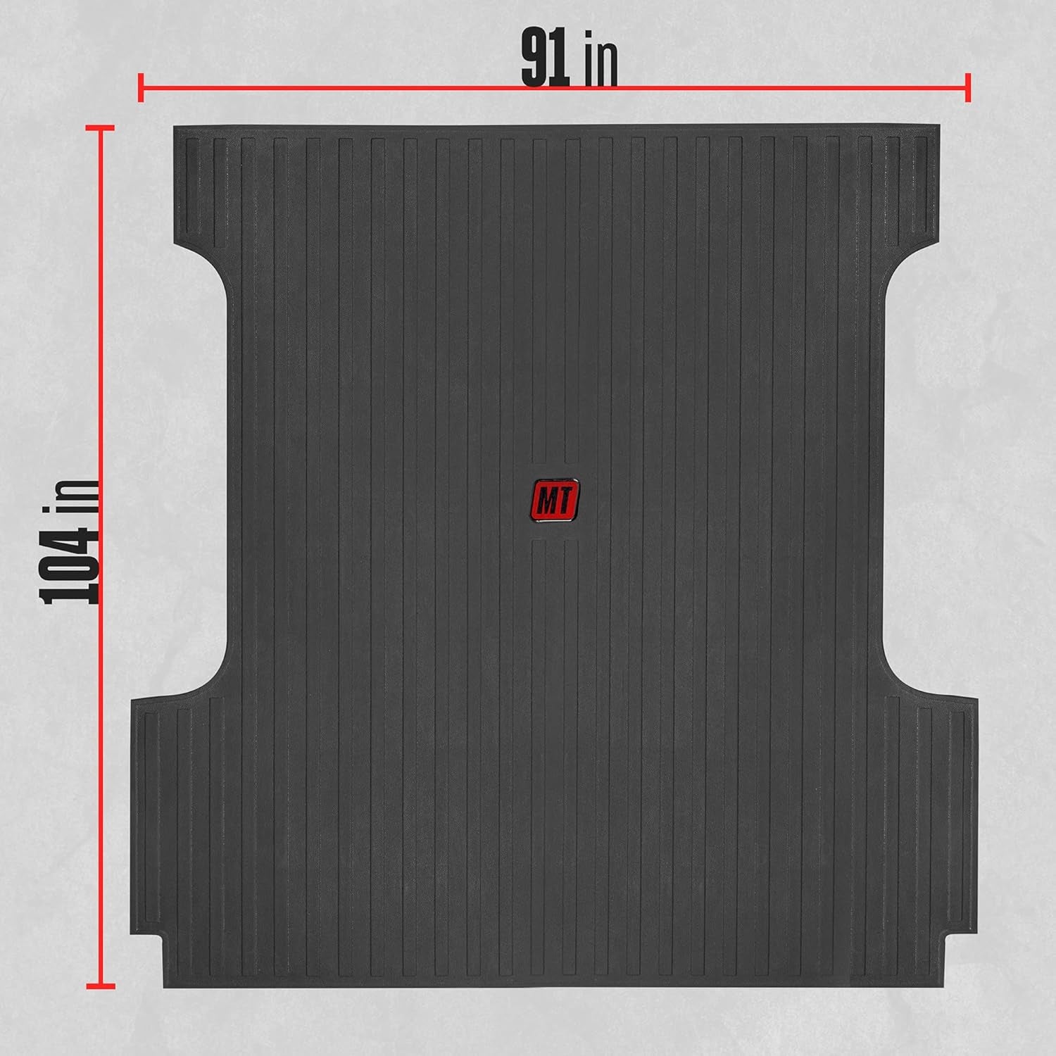 Motor Trend Custom Fit 3D Truck Bed Mat for 2015-2024 Ford F-150 5.5 Ft Crewcab Bed Liner, Includes 22-24 Lightning Crew/Super Crew, All Weather Ford F-150 5.5 Ft Bed Mat