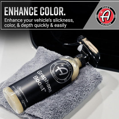 Adam'S Graphene Boost - Graphene Ceramic Coating Spray for Car Detailing | Adds Protection & Extends the Life of Top Coat Ceramics | Maintenance Spray on Wipe off | Car Boat RV Motorcycle