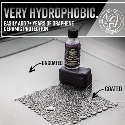 UV Graphene Ceramic Coating - 10H Ceramic Coating for Cars W/UV Glow Technology | 7+ Years of Protection | Apply after Car Wash Clay Bar Car Buffer Polisher | Boat RV Motorcycle