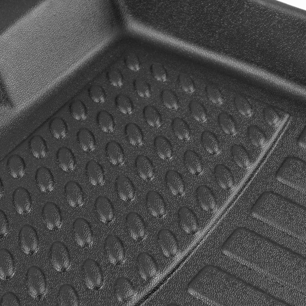 Motor Trend 3D Contour Fit Truck Floor Mats for 2015-2020 Ford F-150 Supercrew, Odorless All Weather Protection from Dirt, Debri, Mud & Moisture, Anti-Slip Full Coverage
