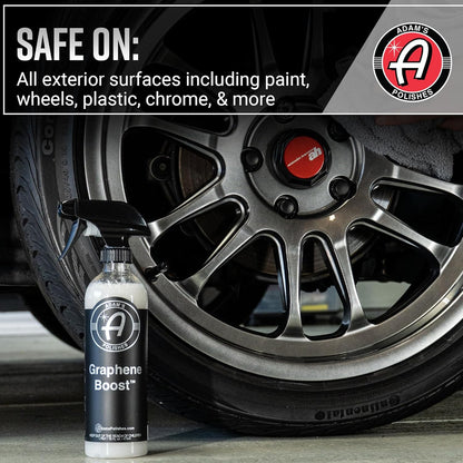 Adam'S Graphene Boost - Graphene Ceramic Coating Spray for Car Detailing | Adds Protection & Extends the Life of Top Coat Ceramics | Maintenance Spray on Wipe off | Car Boat RV Motorcycle