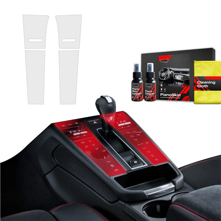 4in1 Car Interior Center Console Scratch-Resistant TPU Anti-Fingerprint Screen Protector for Porsche Macan GTS