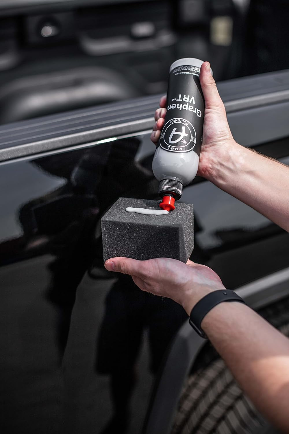Graphene VRT 16Oz Vinyl, Rubber, Tire & Trim Dressing - Durable UV Protection and Water Repellent - Graphene Ceramic Infused Formula - Dress Tires or Trim without Worry of Slinging