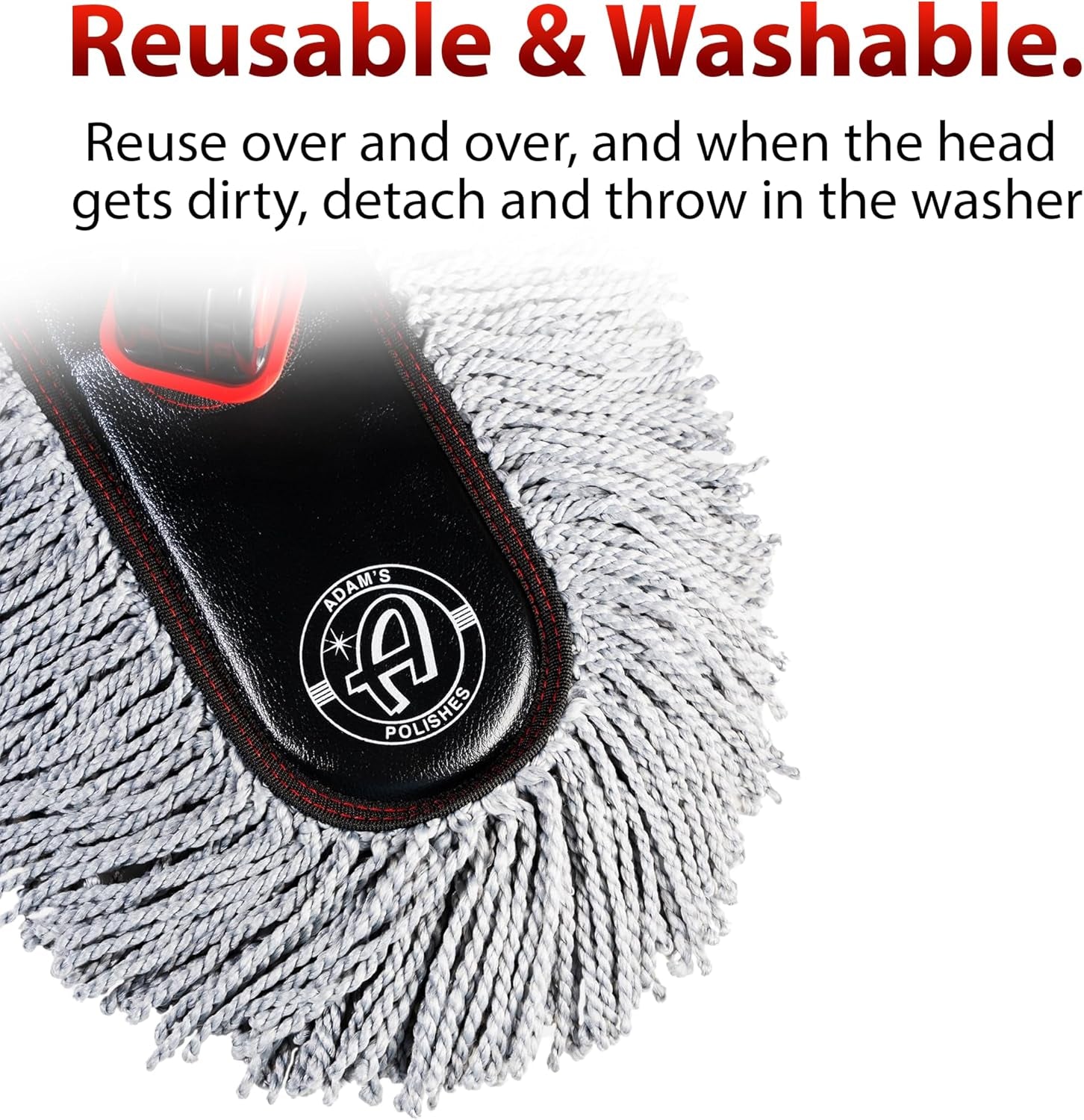 Microfiber Duster – Exterior Soft Premium Large Car Duster Kit Extendable Handle with Long Pole, Safe on Paint & Removes Dust, Pollen, Dirt, Cotton, Hair & More