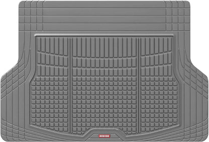 Flextough Rear Cargo Mat – Heavy-Duty Trimmable Car Trunk Mat for Back of SUV, Universal Rear Cargo Liner for SUV, Flexible Trunk Liner, Automotive Floor Mats & Cargo Liners (Gray)