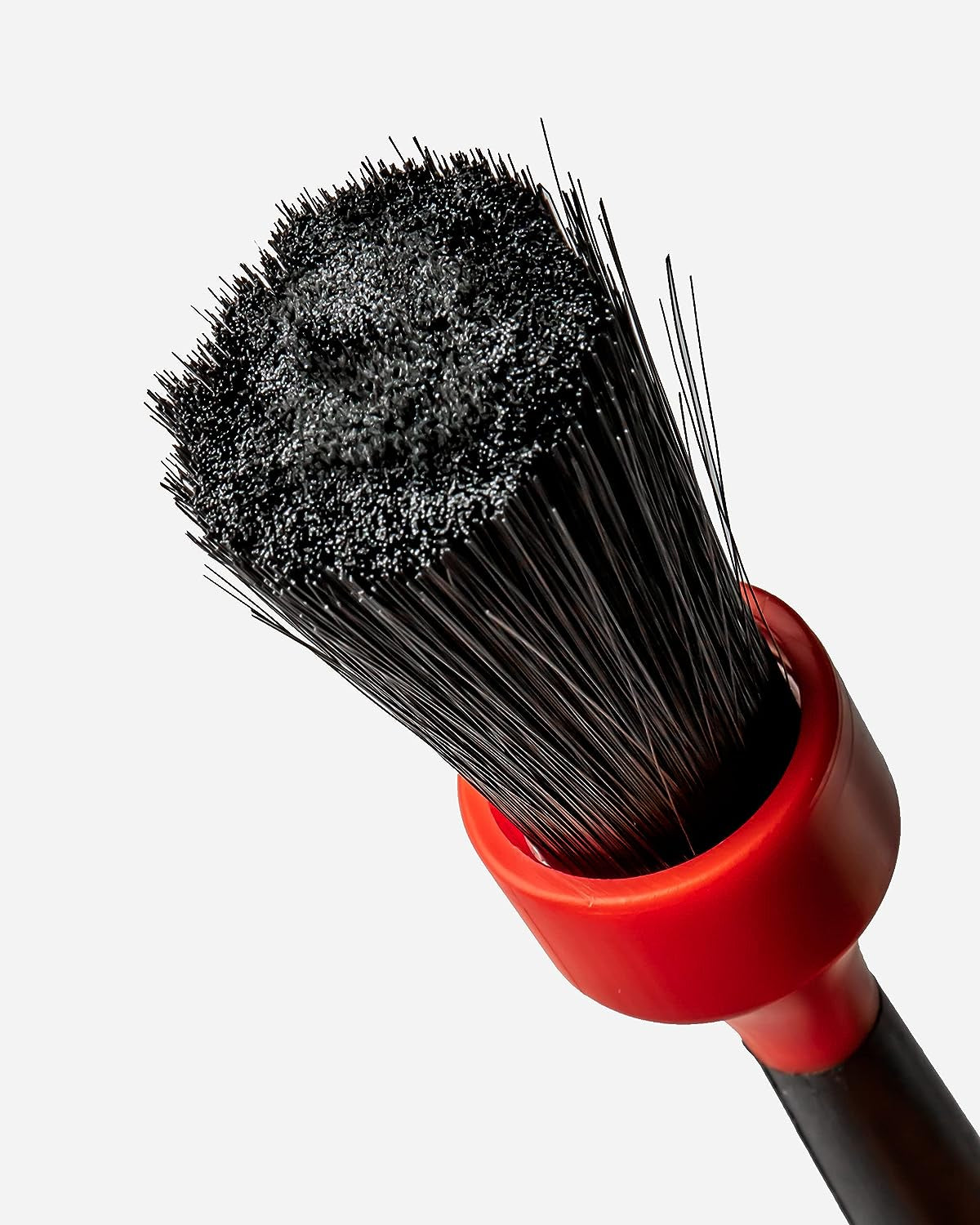 Lug Nut Brush - Car Detailing Brush for Wheel Cleaning | Chemical Resistant Bristles against Tough Acid Wheel Cleaner or Rim Cleaner | Rubberized Wheel Brush for Safe Car Cleaning