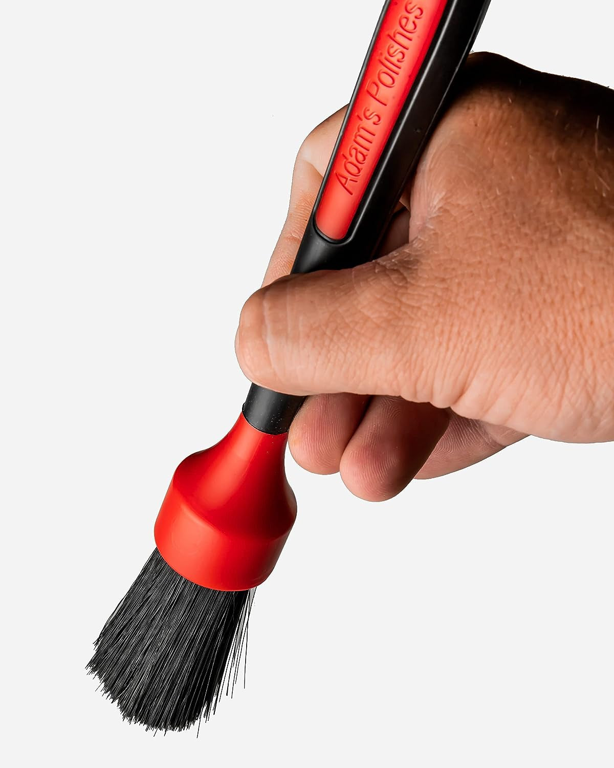 Lug Nut Brush - Car Detailing Brush for Wheel Cleaning | Chemical Resistant Bristles against Tough Acid Wheel Cleaner or Rim Cleaner | Rubberized Wheel Brush for Safe Car Cleaning