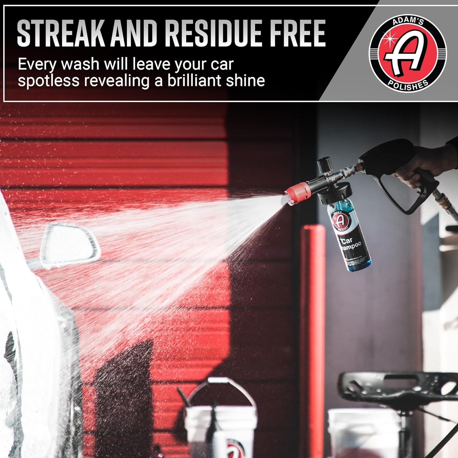 Car Wash Shampoo (Gallon) - Ph Best Car Wash Soap for Snow Foam Cannon or Gun for Pressure Washer & 5 Gallon Bucket, Powerful Safe Spot Free Cleaning Liquid Auto Detergent