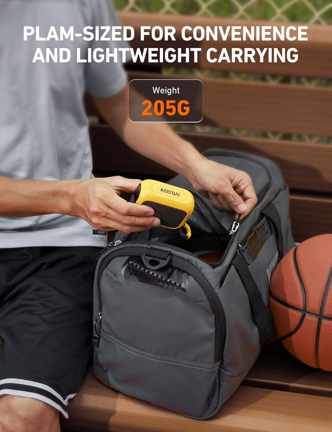 Portable Electric Ball Pump - Ultra Fast Inflation, with Digital LCD Display, Preset Pressure with Ball Needle for Basketball, Soccer, and Sports Balls