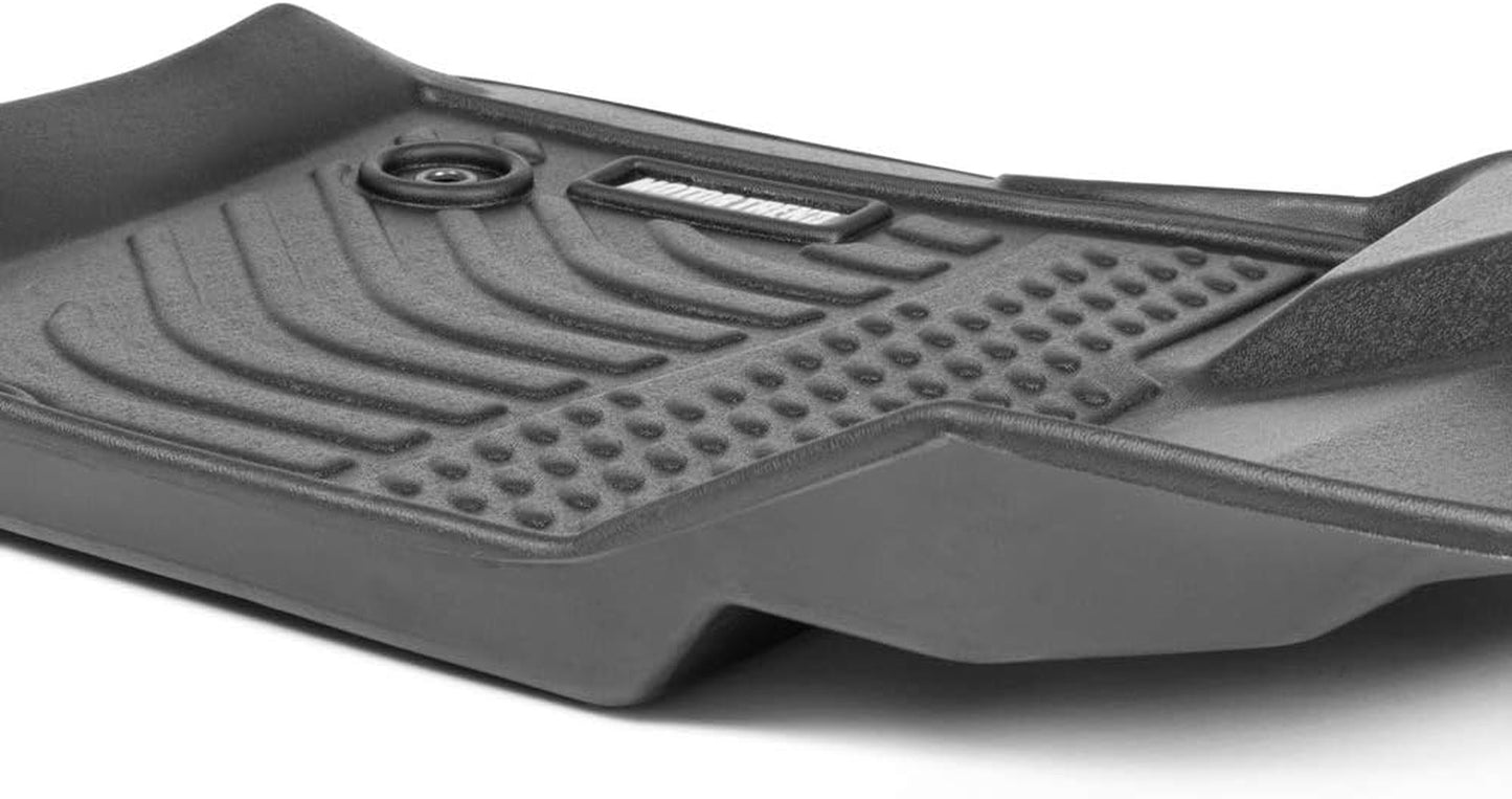 Motor Trend 3D Contour Fit Truck Floor Mats for 2015-2020 Ford F-150 Supercrew, Odorless All Weather Protection from Dirt, Debri, Mud & Moisture, Anti-Slip Full Coverage