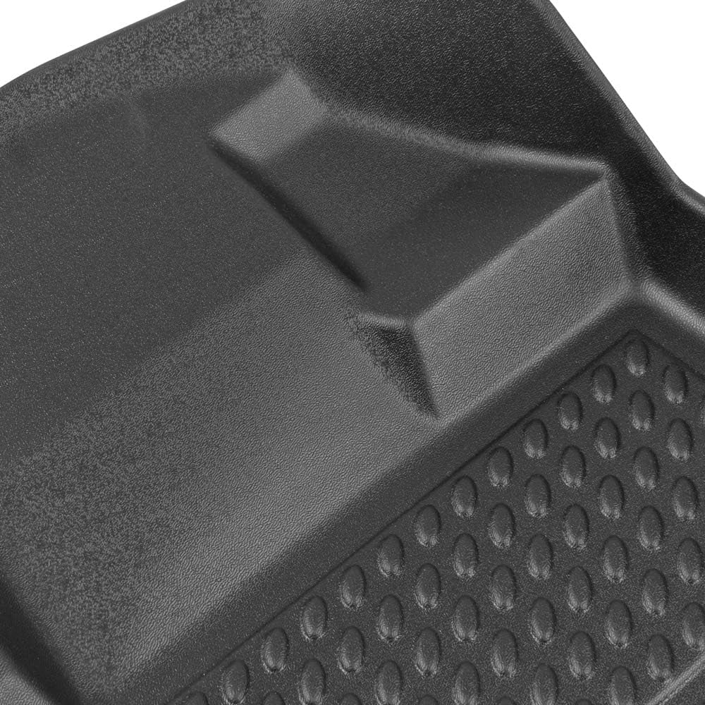 Motor Trend 3D Contour Fit Truck Floor Mats for 2015-2020 Ford F-150 Supercrew, Odorless All Weather Protection from Dirt, Debri, Mud & Moisture, Anti-Slip Full Coverage