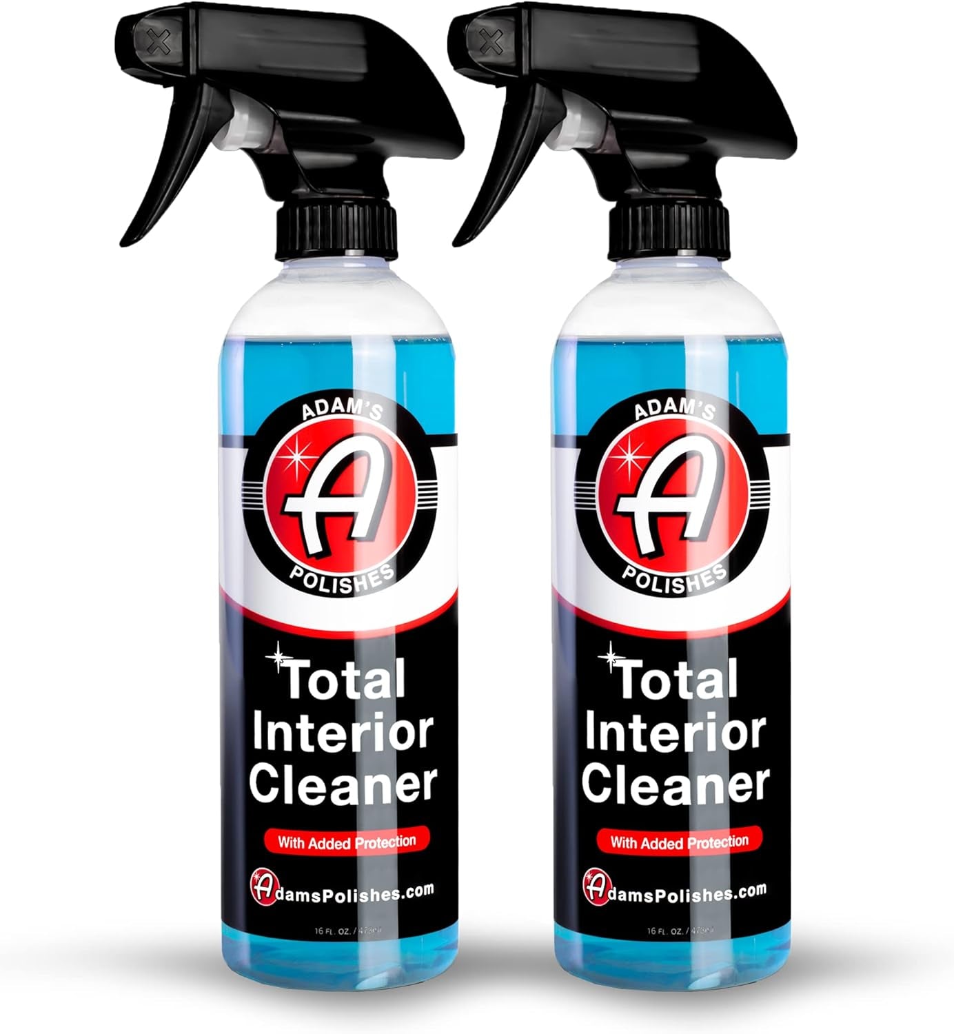 Interior Cleaner & Protectant (16Oz) (2-Pack), Quick Detailer & Sio2 Protection, Ceramic Infused UV Protection, Anti-Static, for Leather, Vinyl, Plastics, Glass