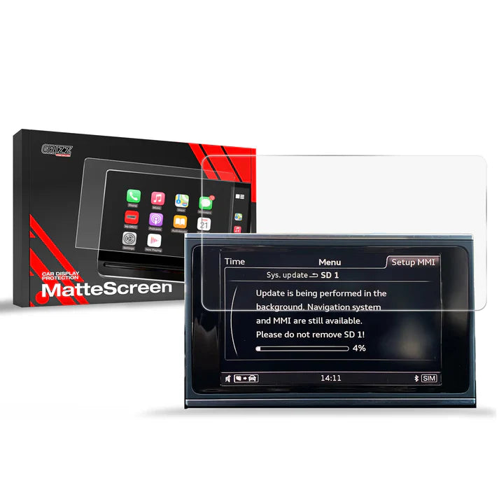 Grizz Navigation Screen Protector for Audi A6 C7 MMI 8" (2012-2018) Anti-Fingerprint, Matt - carcar.care #1 car screen protectors in the America 