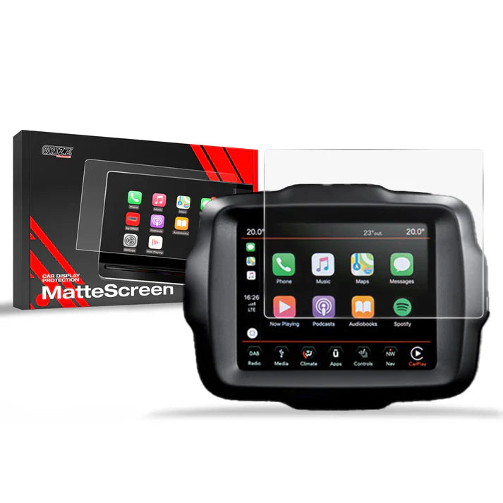 Grizz Navigation Screen Protector for Dodge Challenger 8.4" (2011-2024) Anti-Fingerprint, Matte - carcar.care #1 car screen protectors in the America 