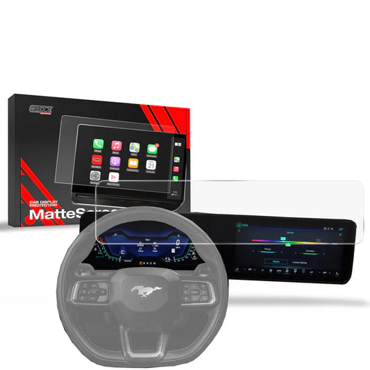 Grizz Navigation Screen Protector for Ford Mustang 7 (2023-2024) Anti-Fingerprint Matt - Car screen protector