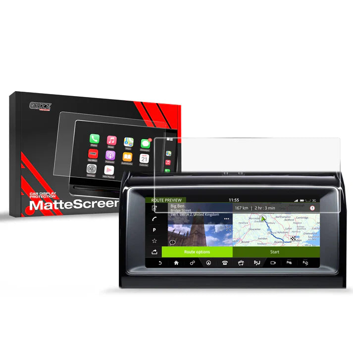 Grizz Navigation Screen Protector for Jaguar F-Type 10.2" (2014-2023) Anti-Fingerprint, Matte - carcar.care #1 car screen protectors in the America 