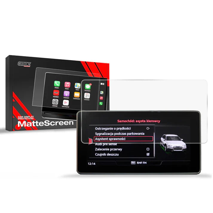 Grizz Screen Protector for Audi Q5 FY MMI 8.3" (2016-2019) Anti-Fingerprint, Matt - carcar.care #1 car screen protectors in the America 