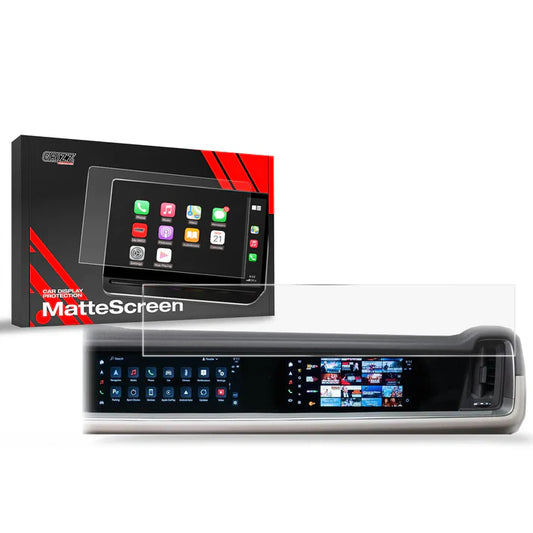 Navigation Screen Protector for Porsche Cayenne 3 12.3" + 10.9" (2023-2024) Anti-Fingerprint, Matt - carcar.care #1 car screen protectors in the America